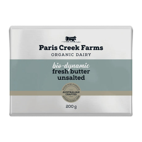 Paris Creek Farms Butter Unsalted 200g