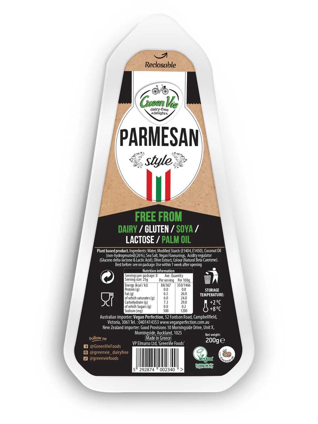 Green Vie Block Parmesan 200g