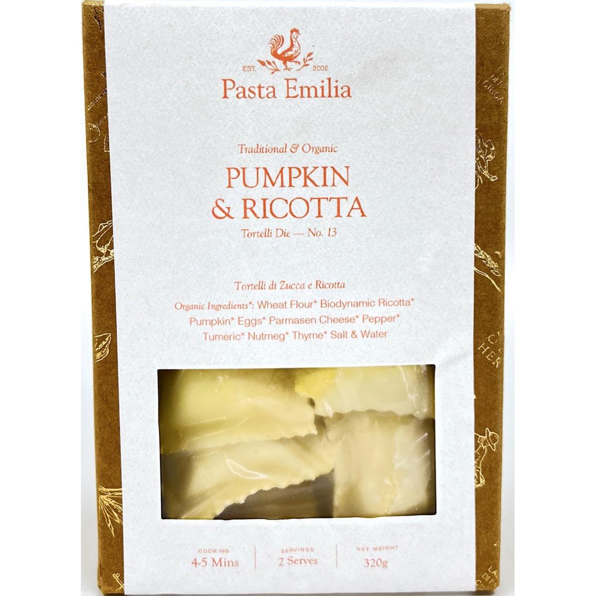 Pasta Emilia Pumpkin Ricotta Tortelli 320g