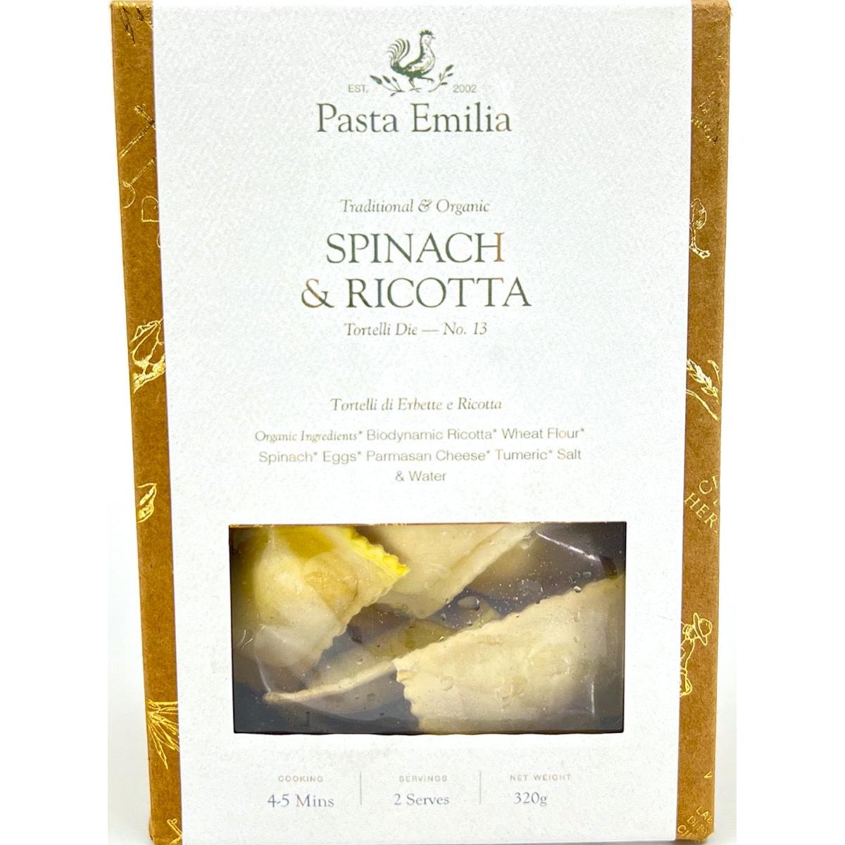 Pasta Emilia Spinach Ricotta Tortelli 320g