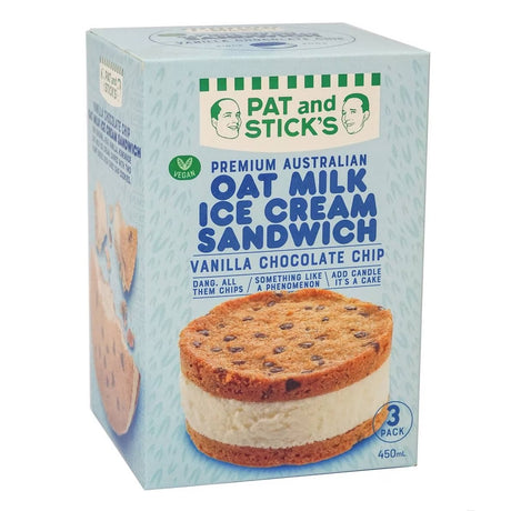 Pat And Sticks Sandwich Oat Vanilla 450g