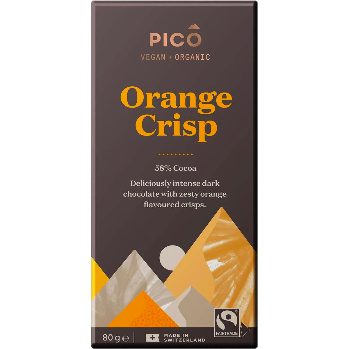 Pico Chocolate Orange Crisp 80g