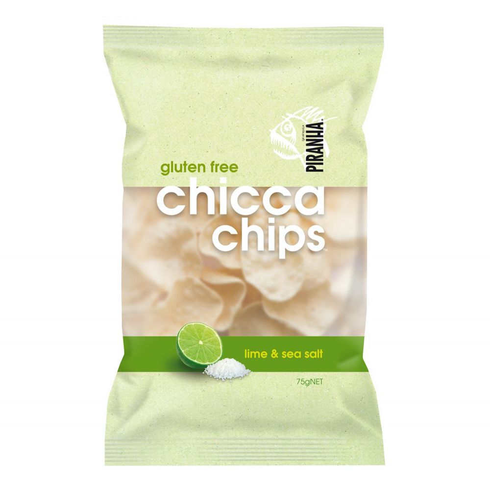 Piranha Chicca Chips Lime 75g