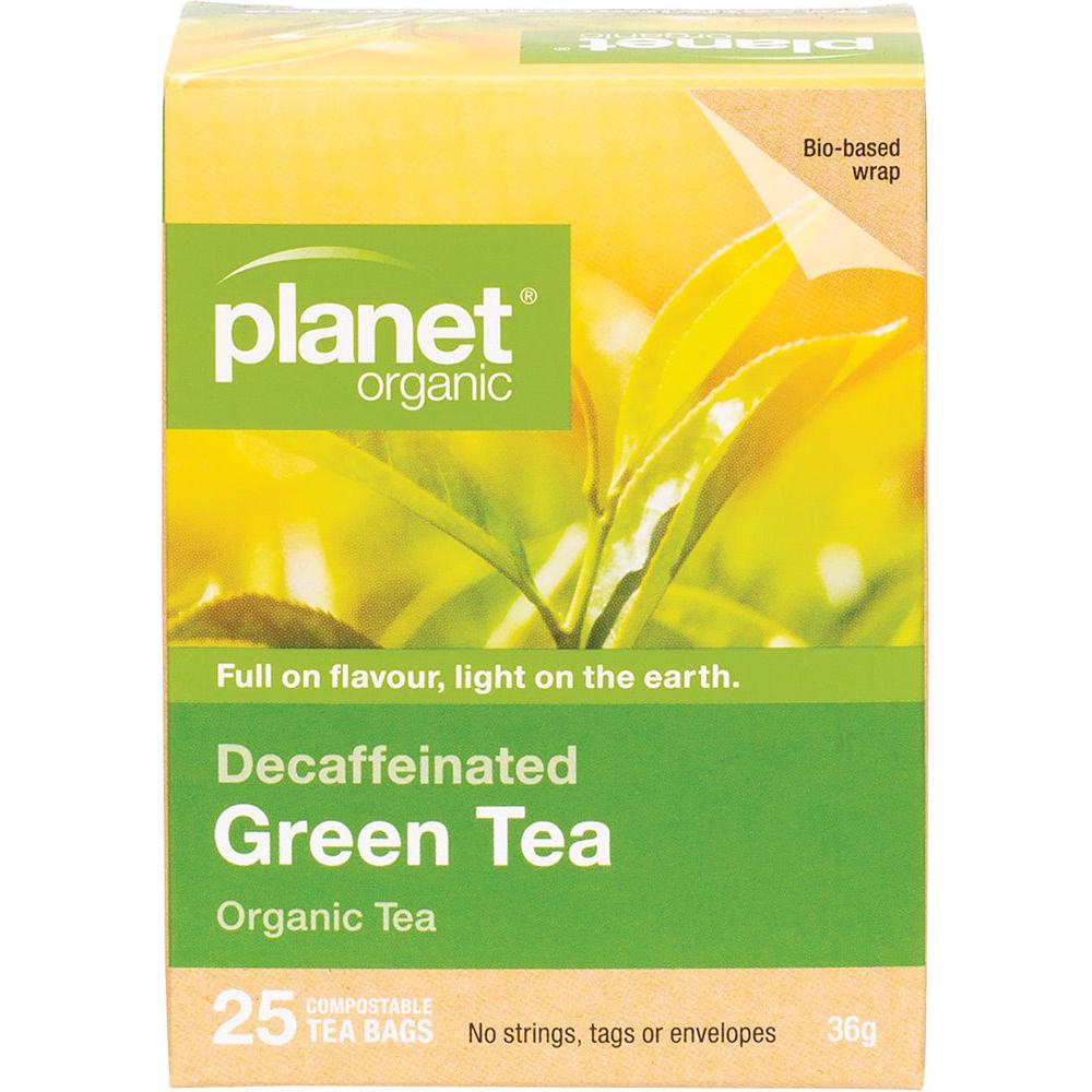Planet Organic Herbal Tea Bag Decaffeinated Green Tea 25