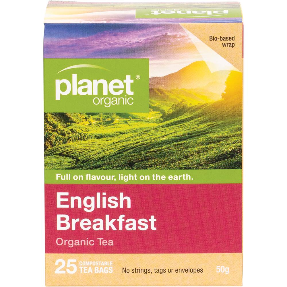 Planet Organic Herbal Tea Bag English Breakfast 25