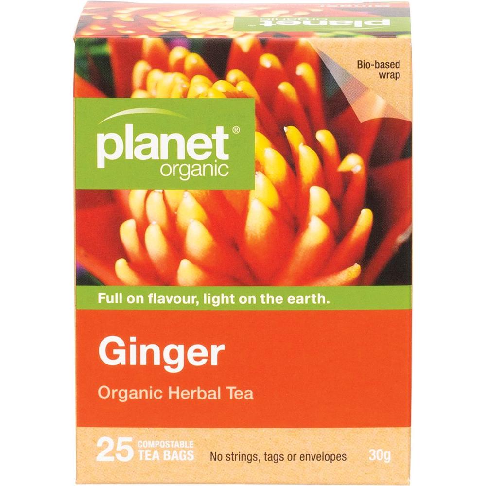 Planet Organic Herbal Tea Bag Ginger 25