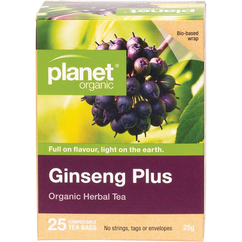 Planet Organic Herbal Tea Bag Ginseng Plus 25