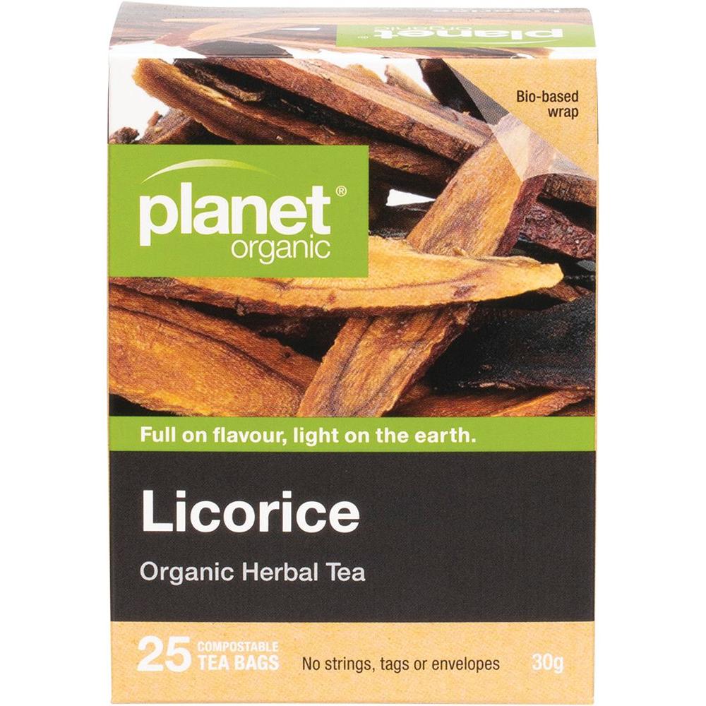 Planet Organic Herbal Tea Bag Licorice 25