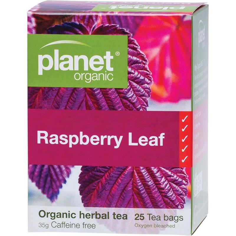 Planet Organic Herbal Tea Bag Raspberry Leaf 25g