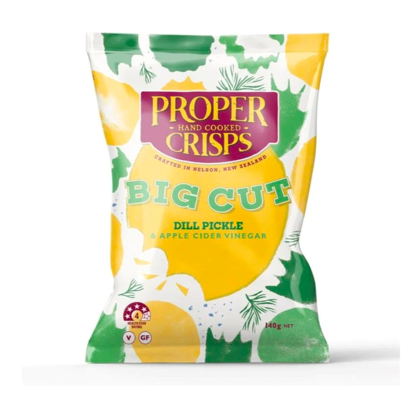 Proper Crisps Big Cut Dill Pickle140g