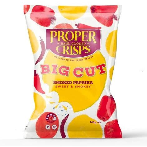 Proper Crisps Proper Big Cut Paprika 140g