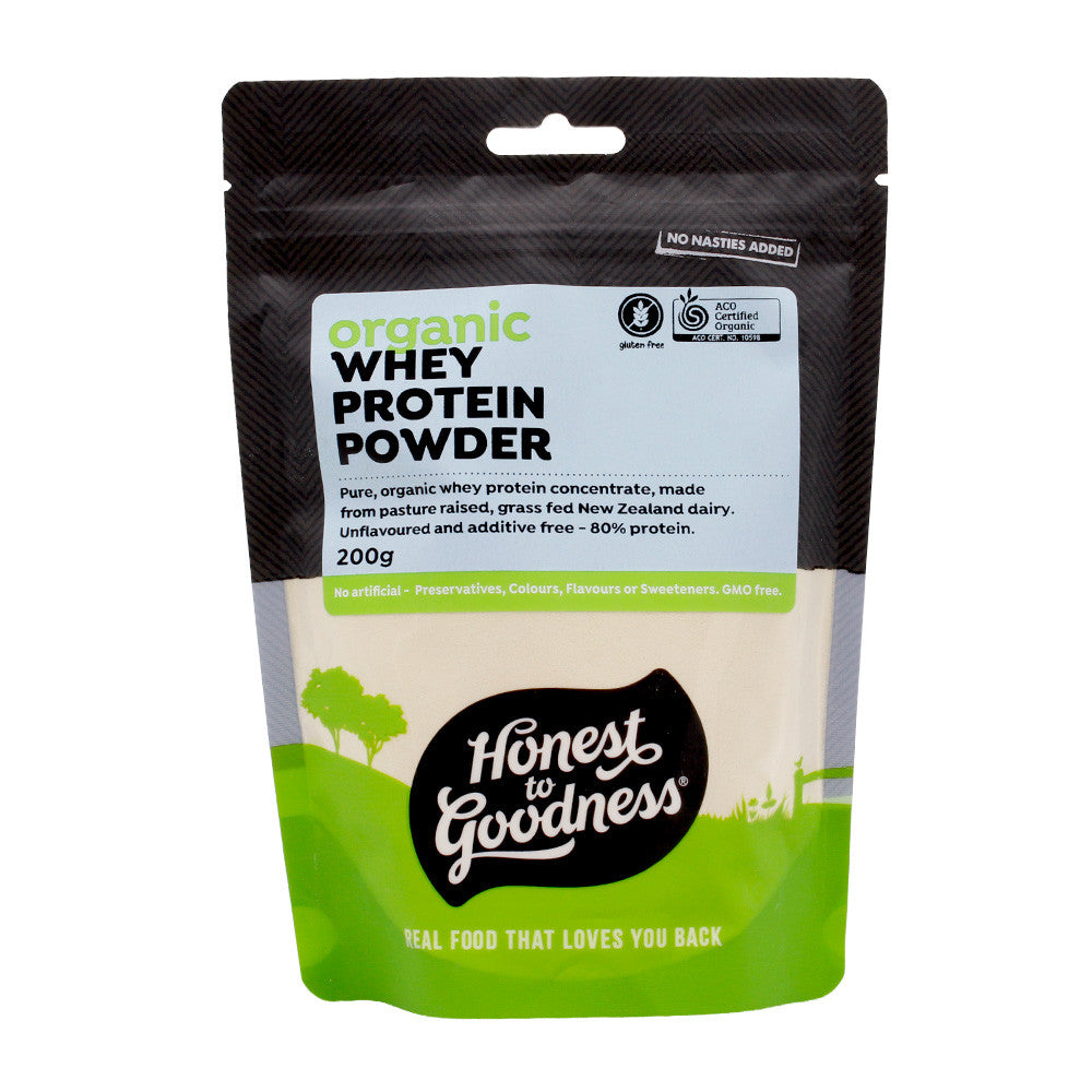Honest to Goodness Organic Whey Protein Powder 200g