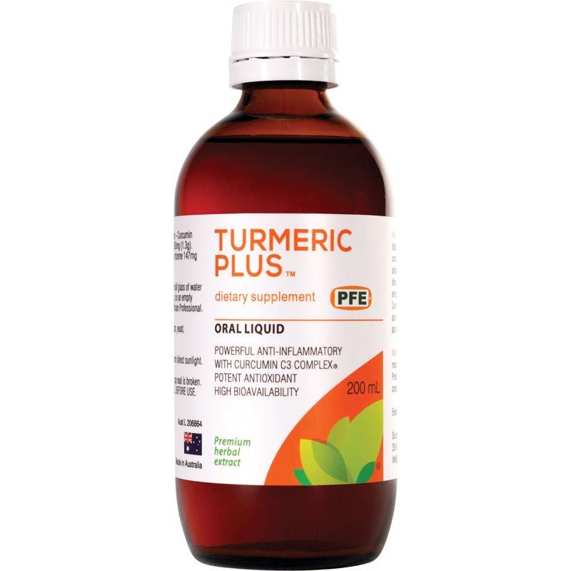 Pure Food Essentials Turmeric Plus Dietary Supplement 200ml