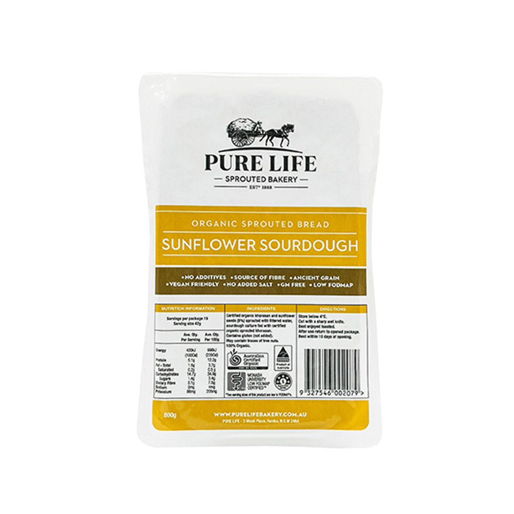 Pure Life Sunflower Sourdough 800g