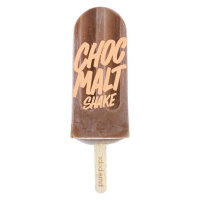 Pure Pops Chocolate Malt Shak 4X80g