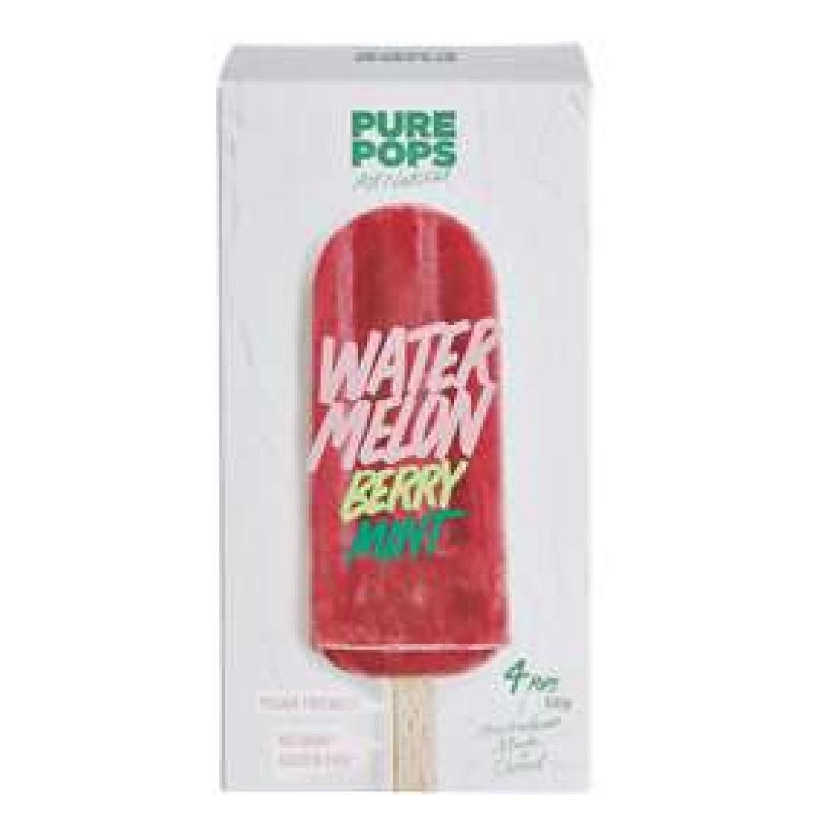 Pure Pops Watermelon Berry Mint 4x80g
