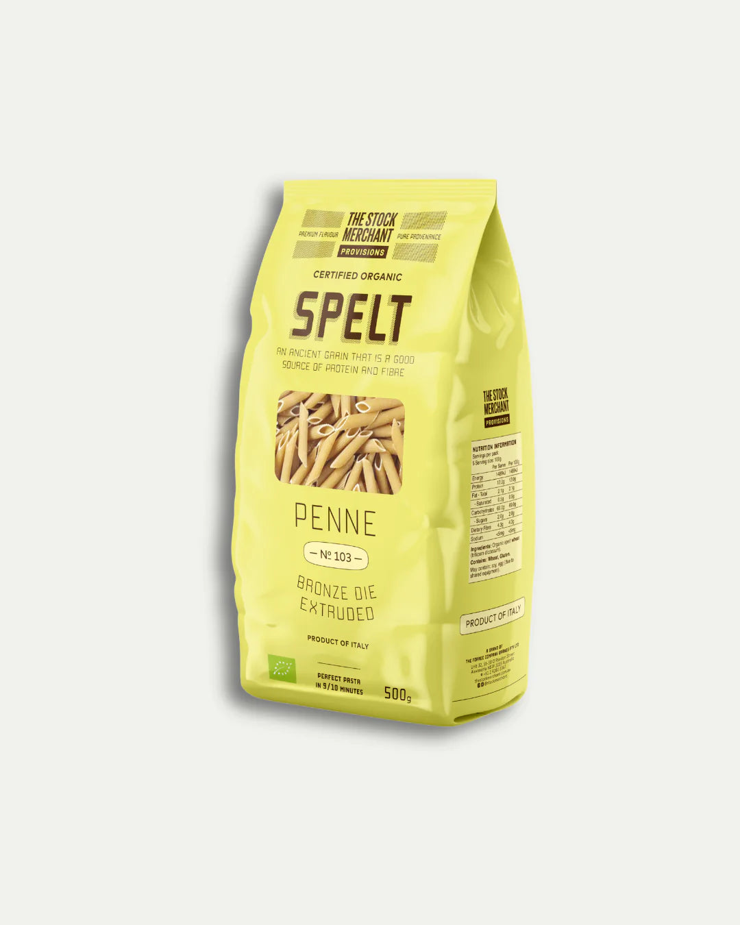 The Stock Merchant Spelt Penne 500g
