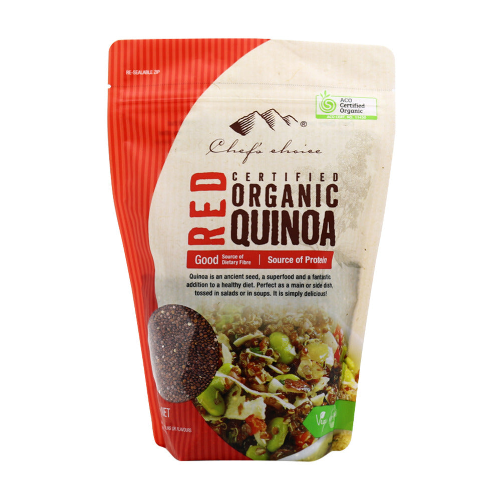 Chef's Choice Certified Organic Red Quinoa 500g
