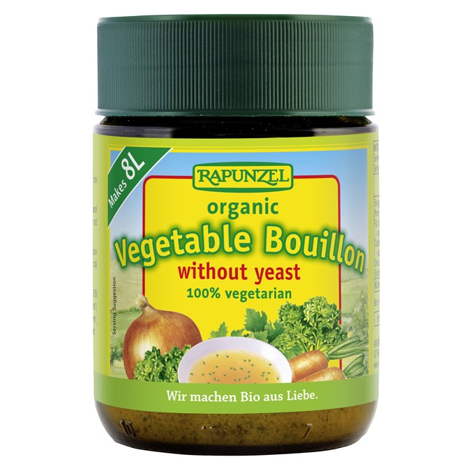 Rapunzel Vegetable Powder Broth (Bouillon Yeast Free) 160g