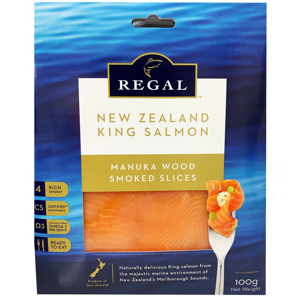 Regal Smoked Salmon Manuka 100g