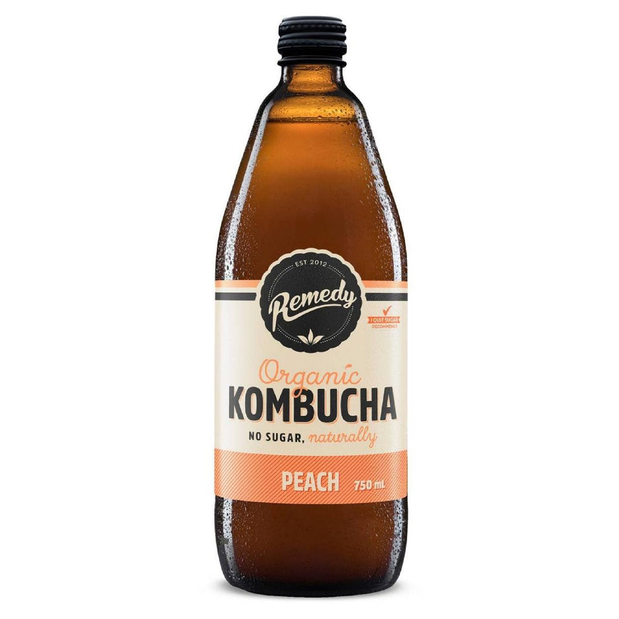 Remedy Kombucha Peach 750ml