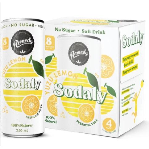 Remedy Sodaly Yuzu Lemon 4x250ml