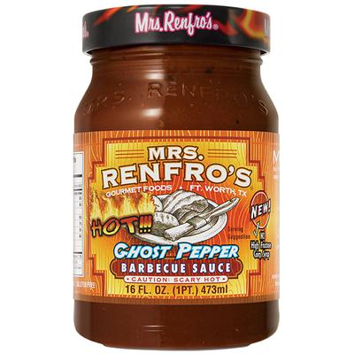Renfros Ghost Pepper Bbq Sauce 454ml