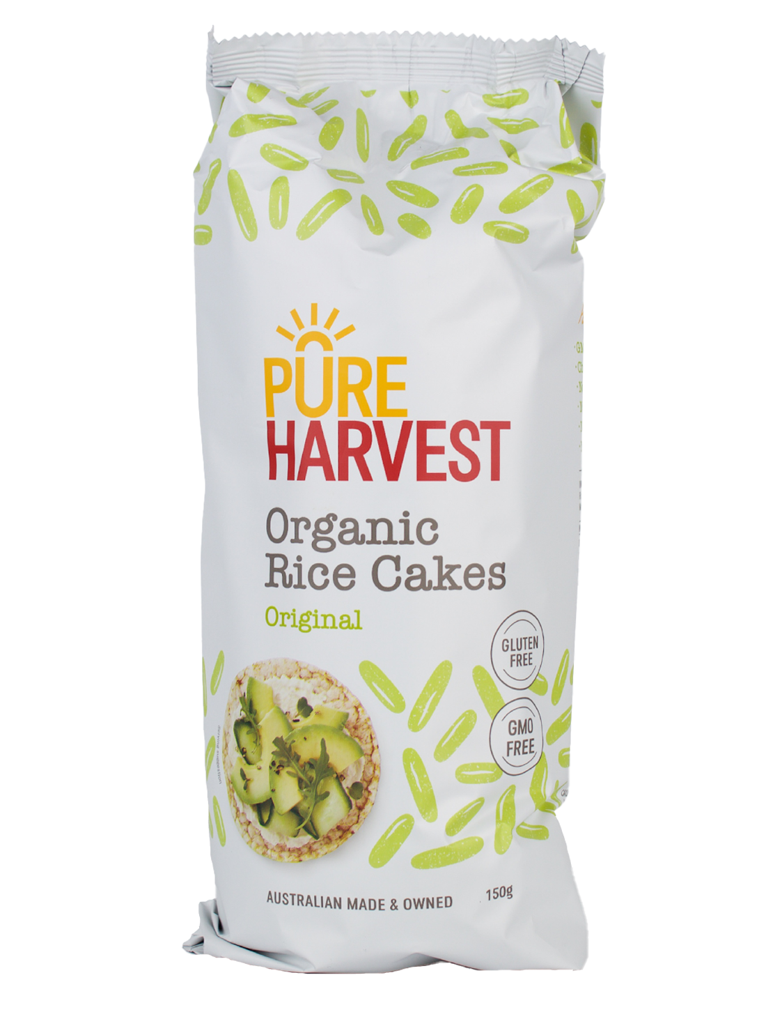 Pure Harvest Organic Rice Cakes Original 150g