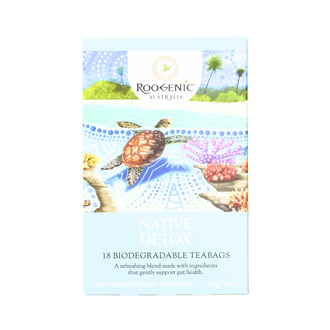 Roogenic Native Detox Biodegradable Tea Bags 18tb