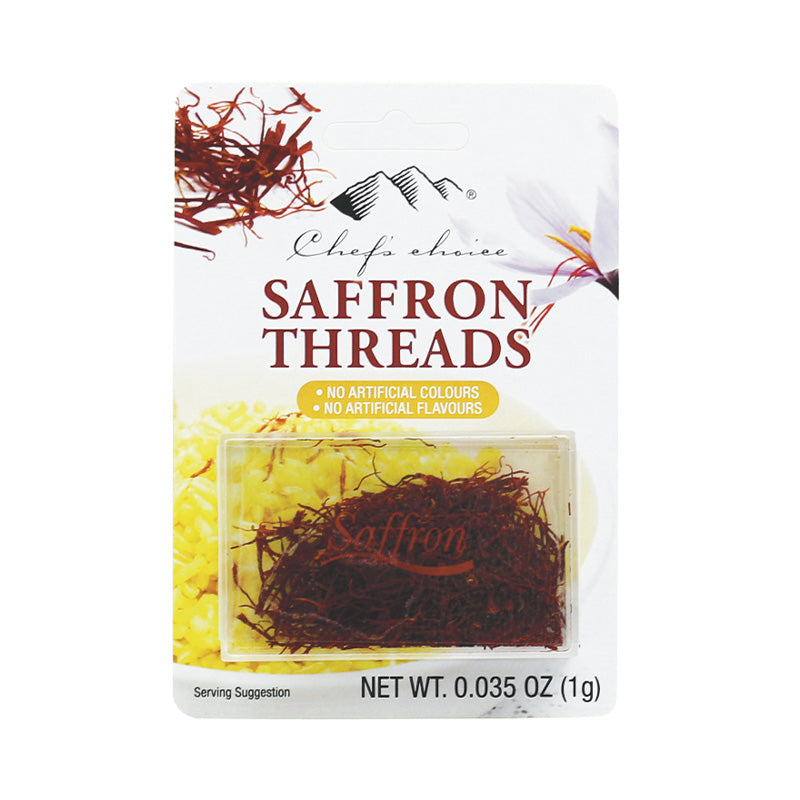 Chef's Choice Saffron Threads on Card 1g