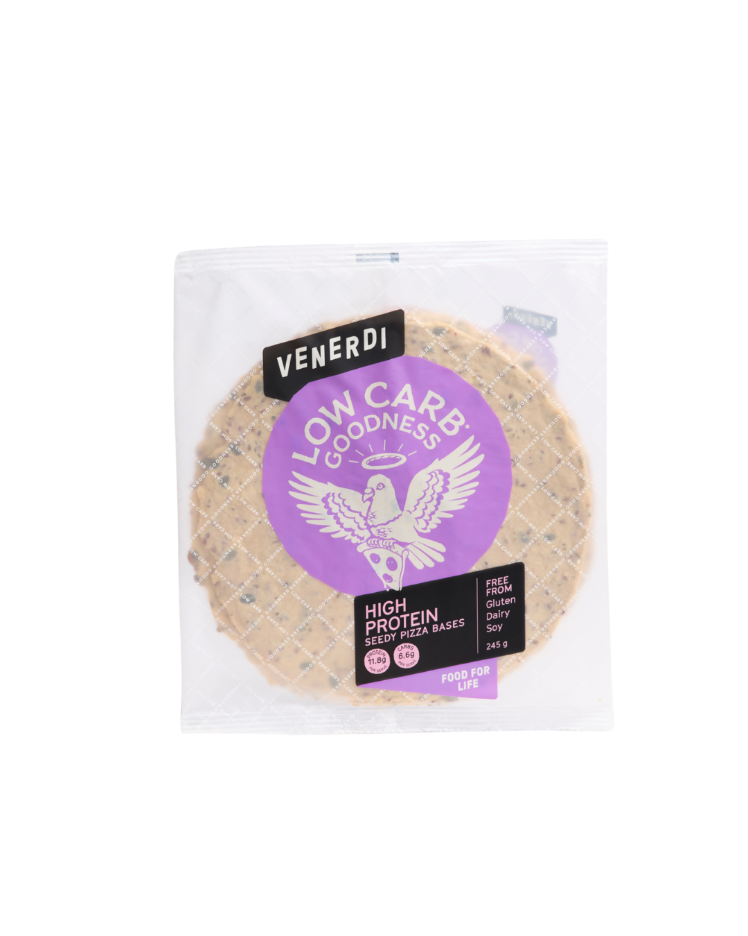 Venerdi Low Carb Goodness High Protein Seedy Pizza Bases 245g