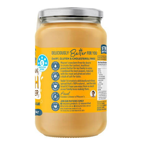 Mayver's Peanut Butter Smooth 375g