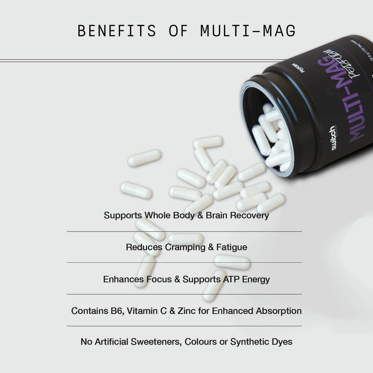 Switch Nutrition Multi-Mag Perform Caps 120 Caps