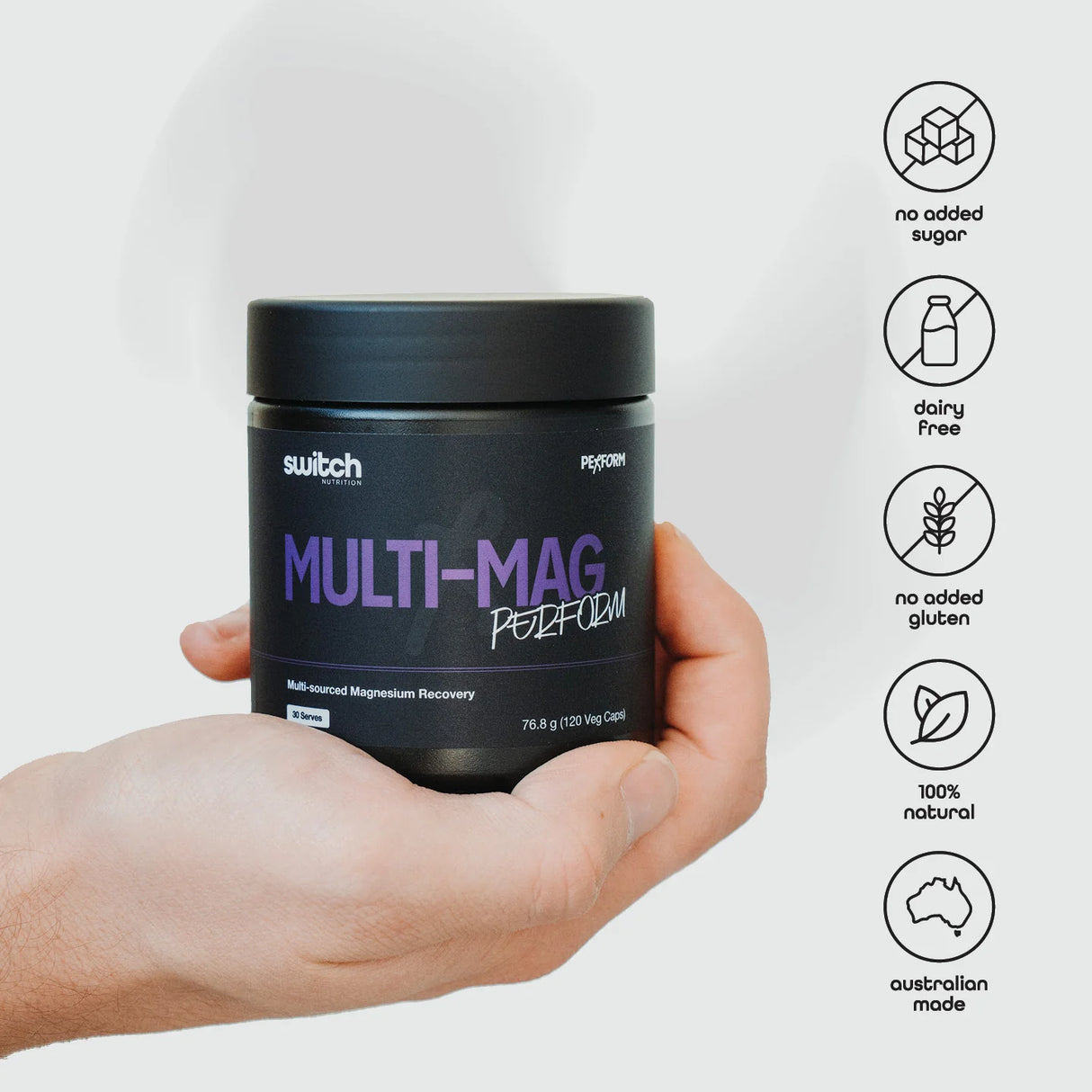 Switch Nutrition Multi-Mag Perform Caps 120 Caps