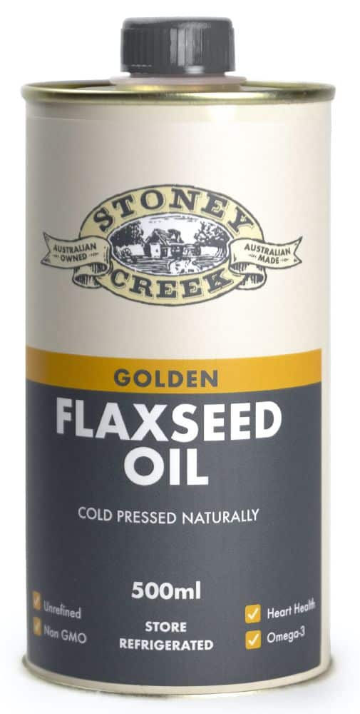 Stoney Creek Flaxseed Oil Golden Cold Pressed 500ml