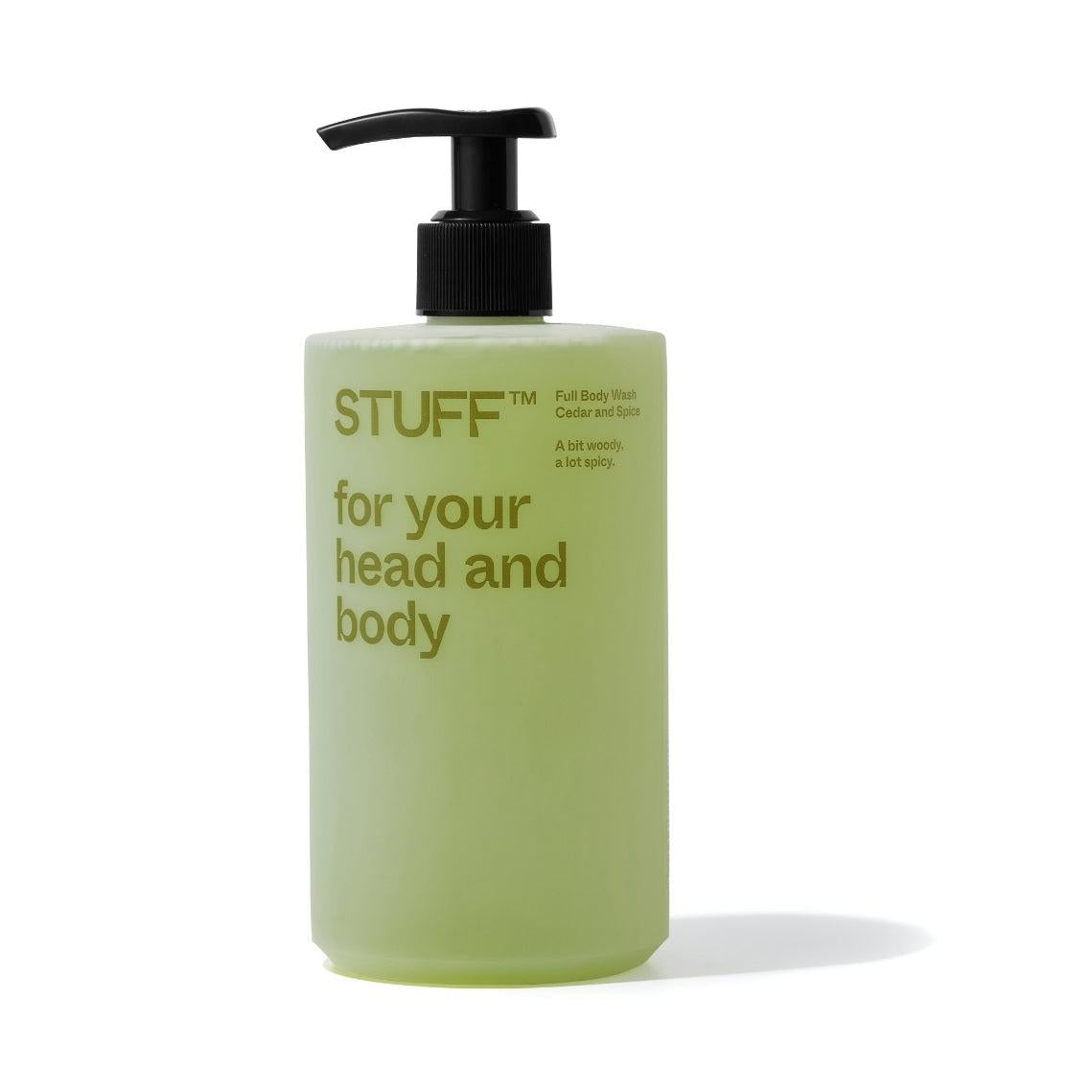 STUFF Shampoo Body Wash Cedar & Spice