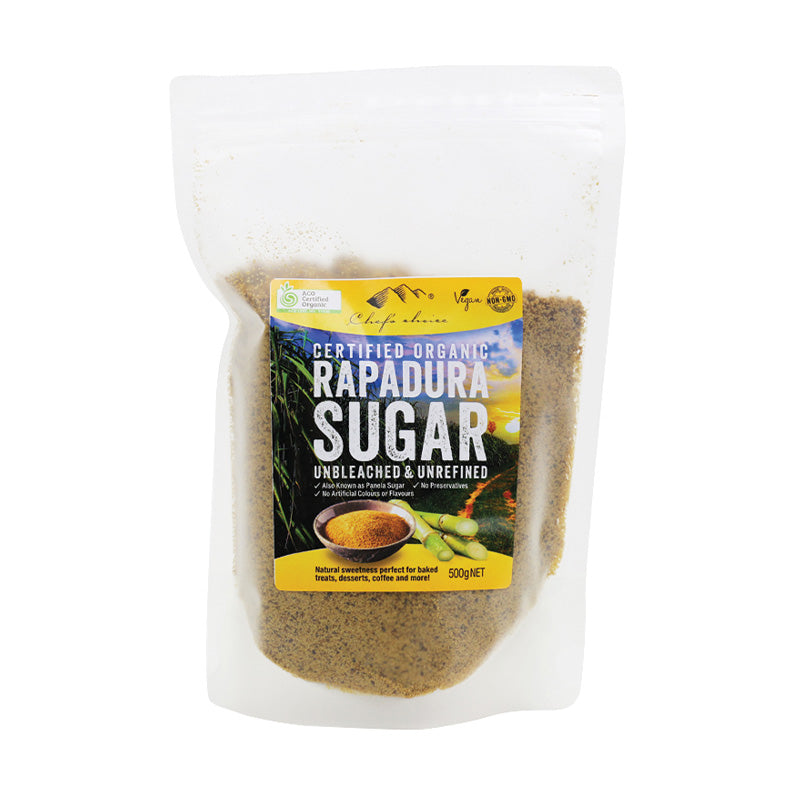 Chef's Choice Certified Organic Rapadura Sugar 500g