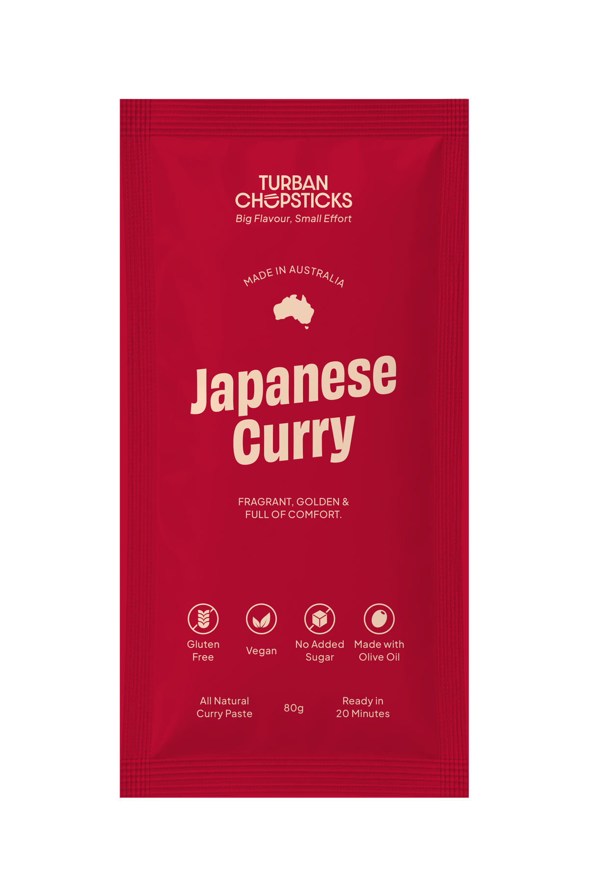 Turban Chopsticks Japanese Curry Paste Sachet 80g