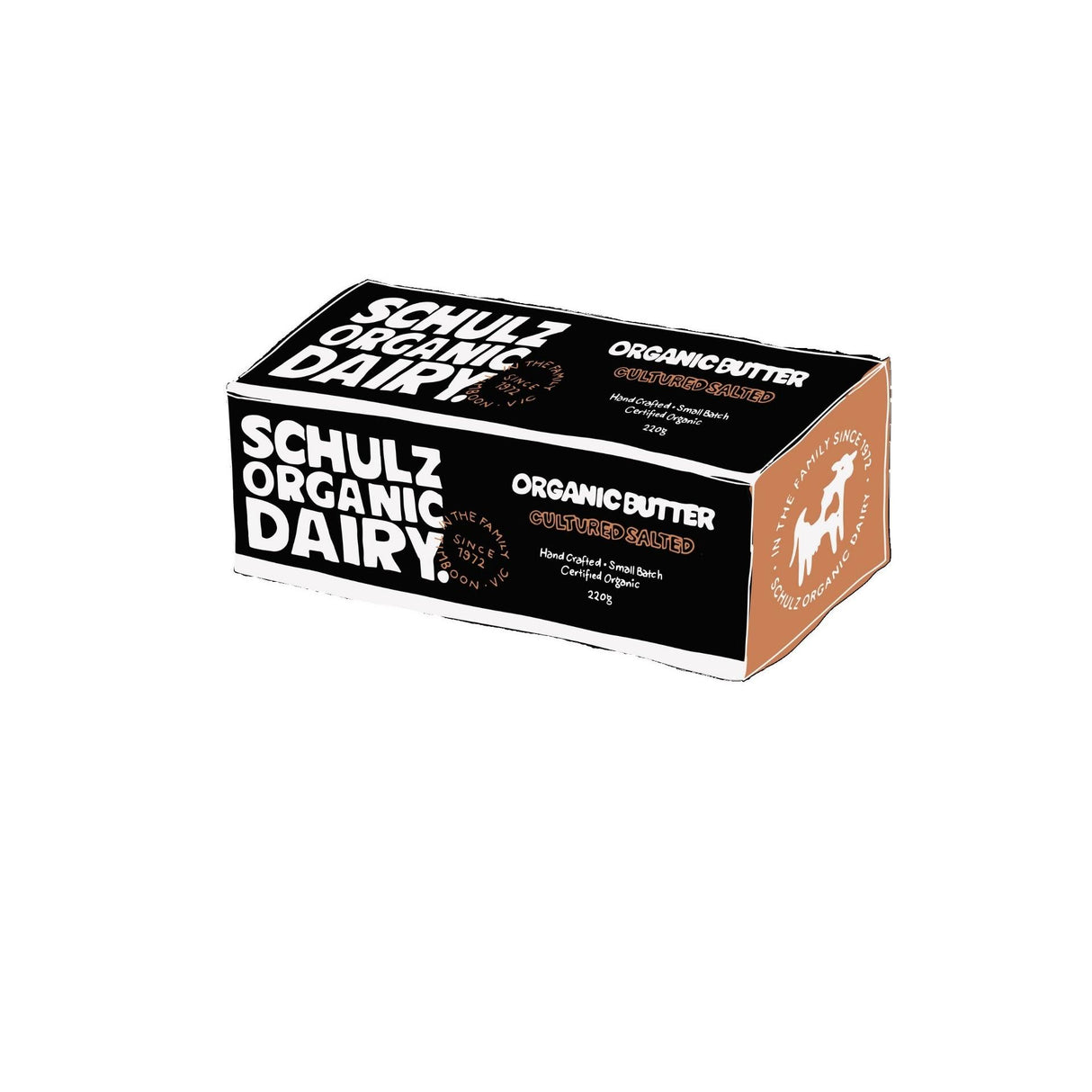 Schulz Cultured Salted Butter 220g