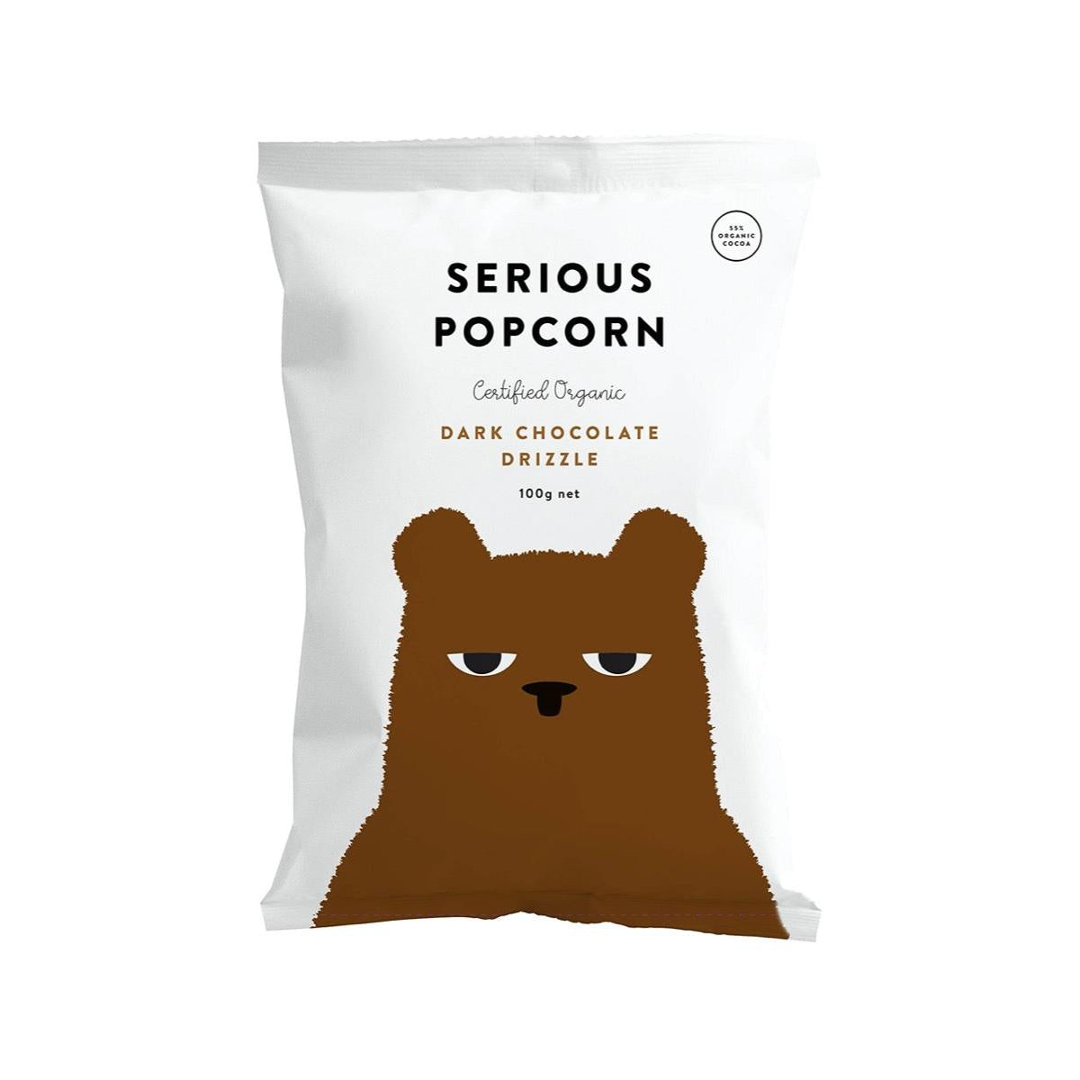 Serious Food Co Dark Chocolate Drizzle Popcorn 100g