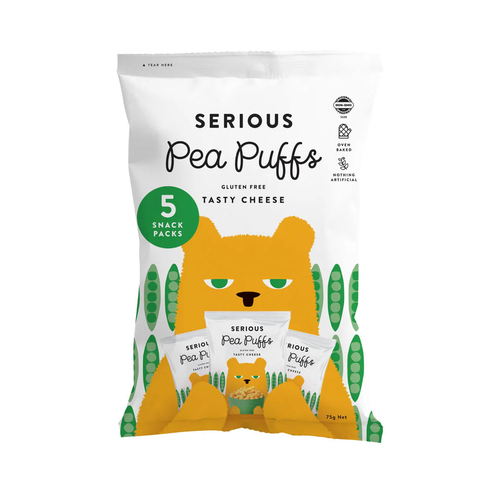 Serious Food Co Pea Puff Cheese 5x15g