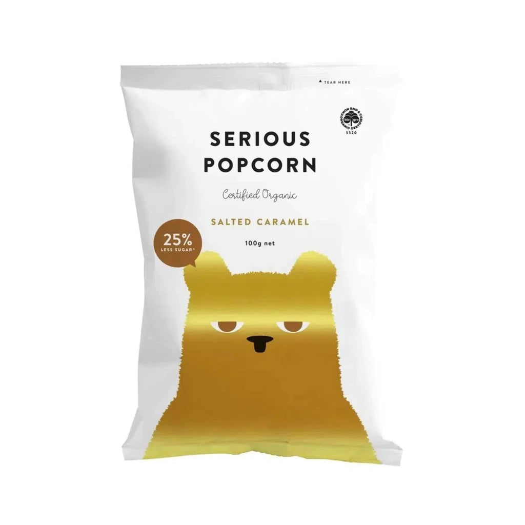 Serious Food Co Popcorn Salted Caramel 100g