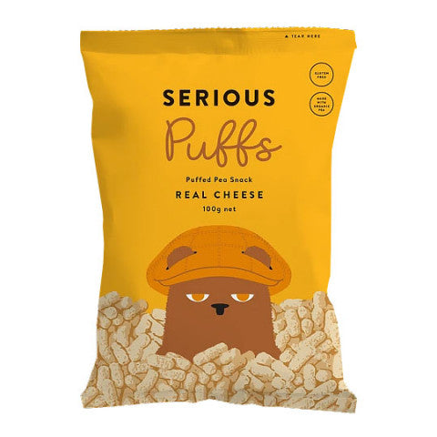 Serious Food Co Puffs Cheese 100g
