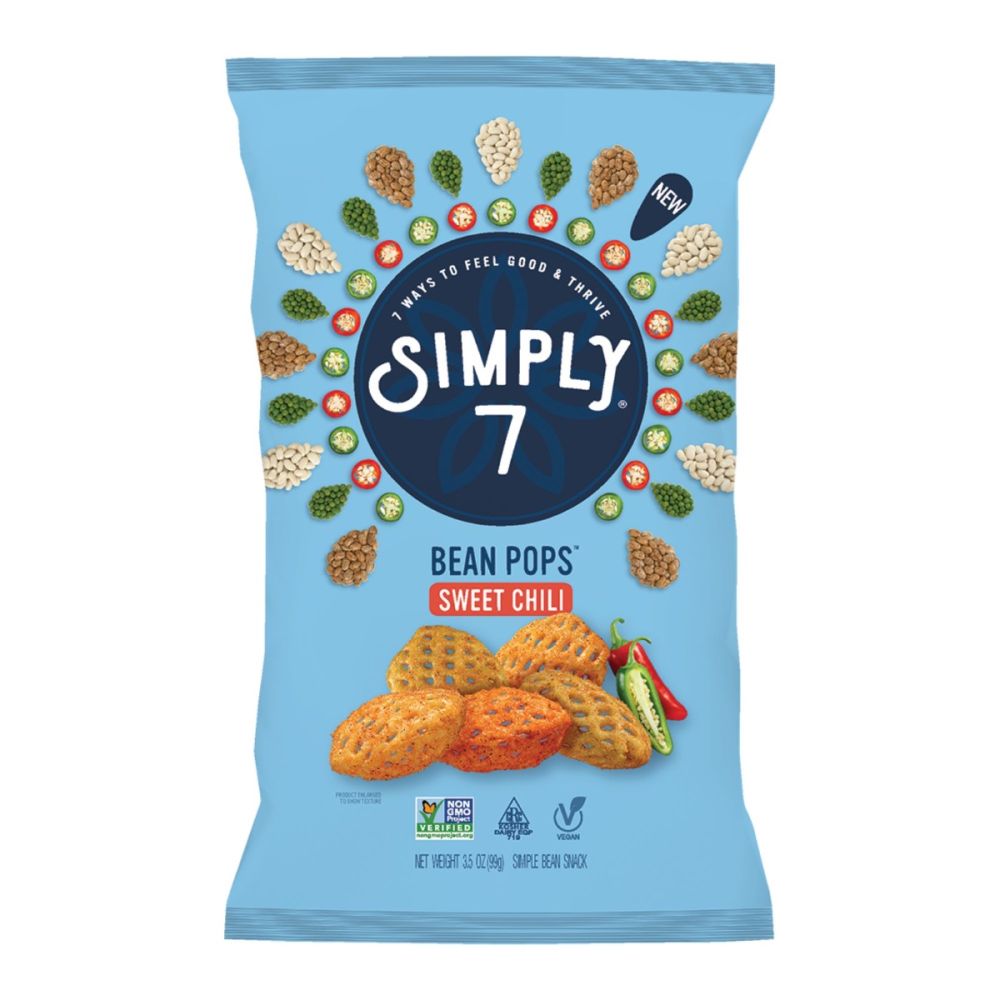 Simply 7 Beans Pops Sweet Chilli 99g