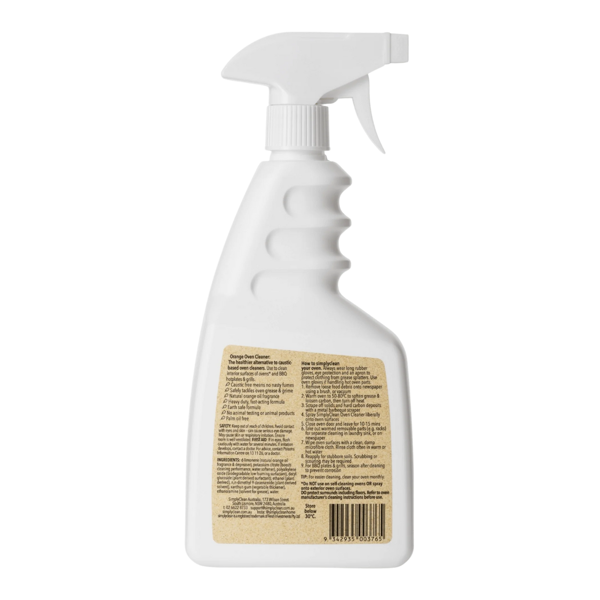 Simply Clean Orange Oven & BBQ Cleaner 750ml