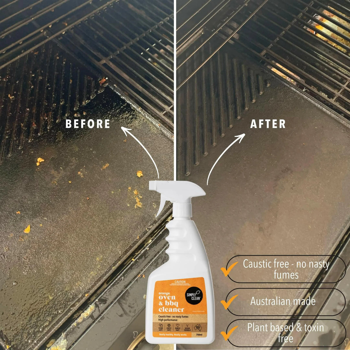 Simply Clean Orange Oven & BBQ Cleaner 750ml