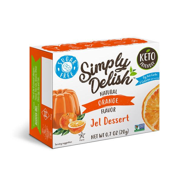 Simply Delish De Orange Jelly Dessert 20g