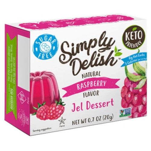 Simply Delish Raspberry Jel Dessert 20g