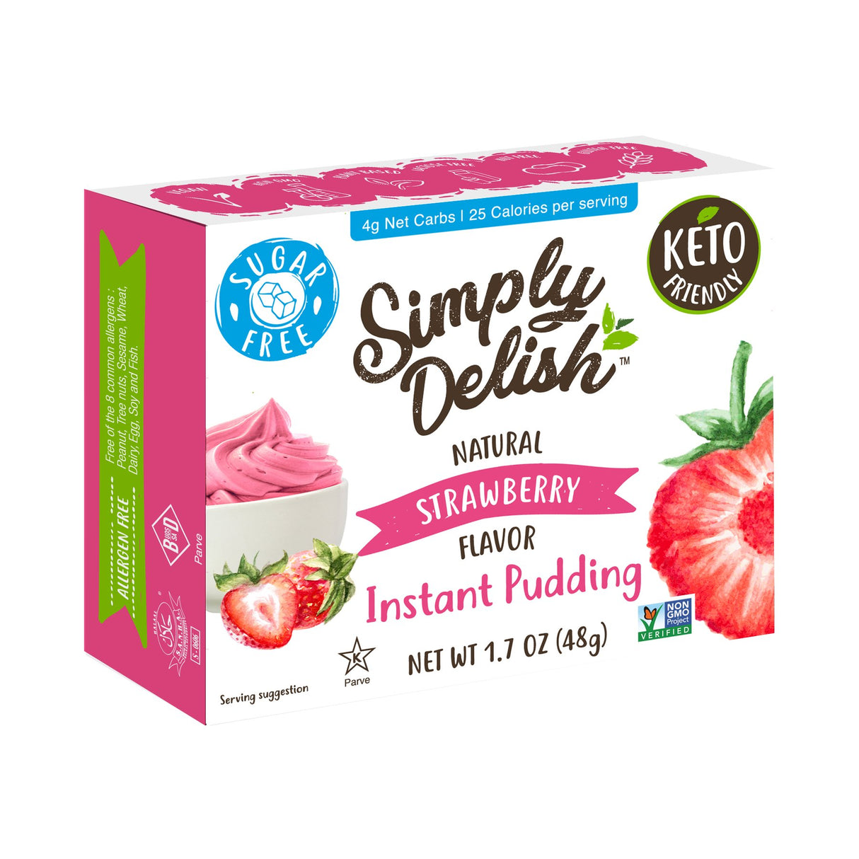 Simply Delish Strawberry Pudding 48g