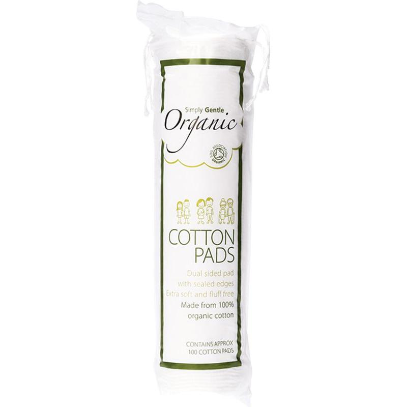 Simply Gentle Organic Cotton Pads 100